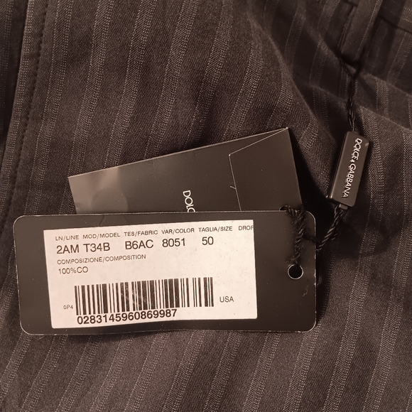 Dolce and Gabbana mens pinstripe pants. - Picture 7 of 8